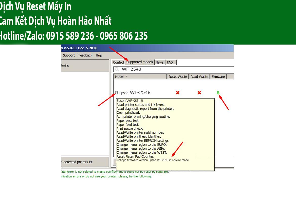 Key Firmware May In Epson WF-2548 Step 1